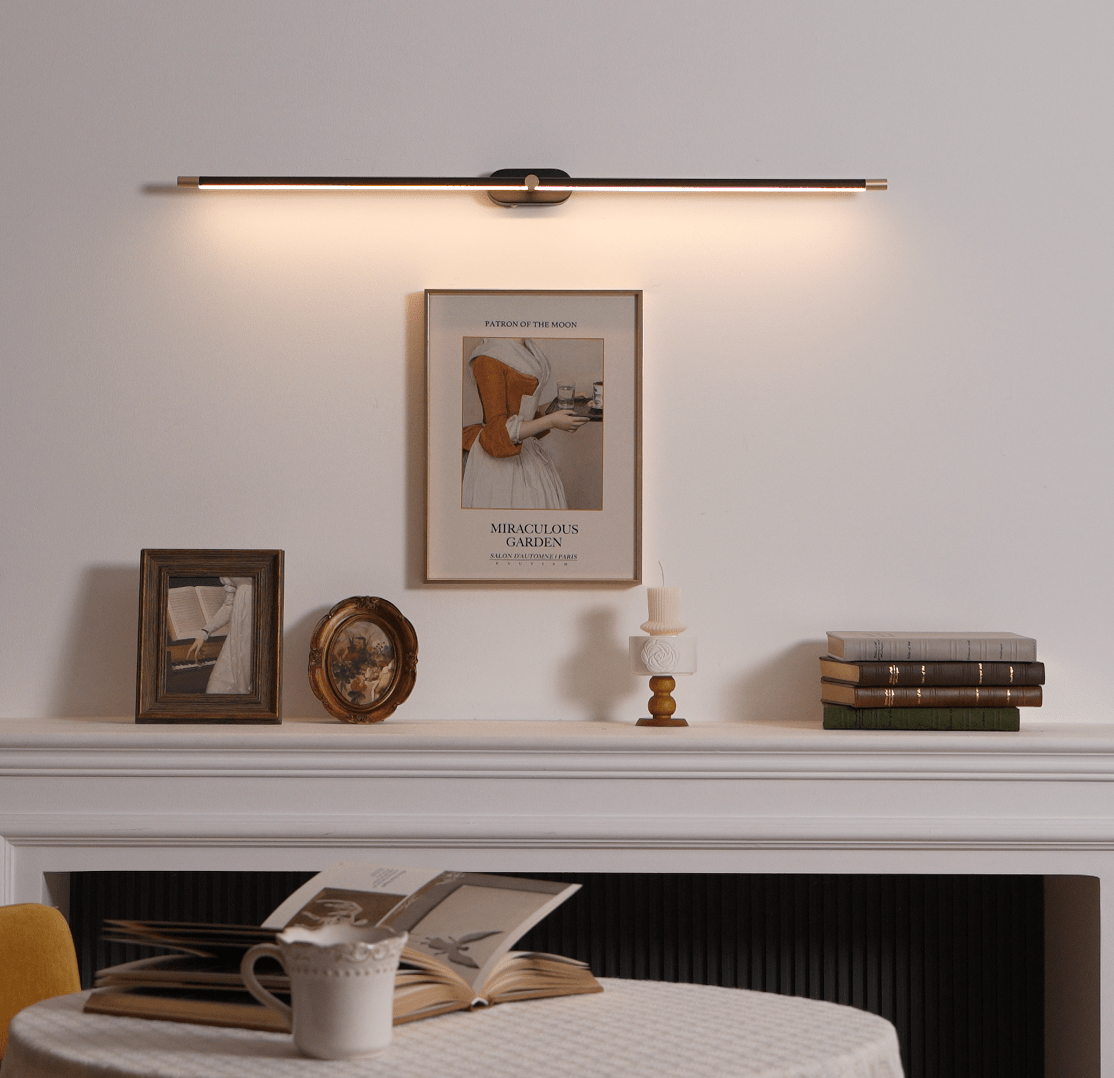 Lumenora | Cordless Linear Wall Lamp with USB Rechargeable Battery and Touch Dimmer