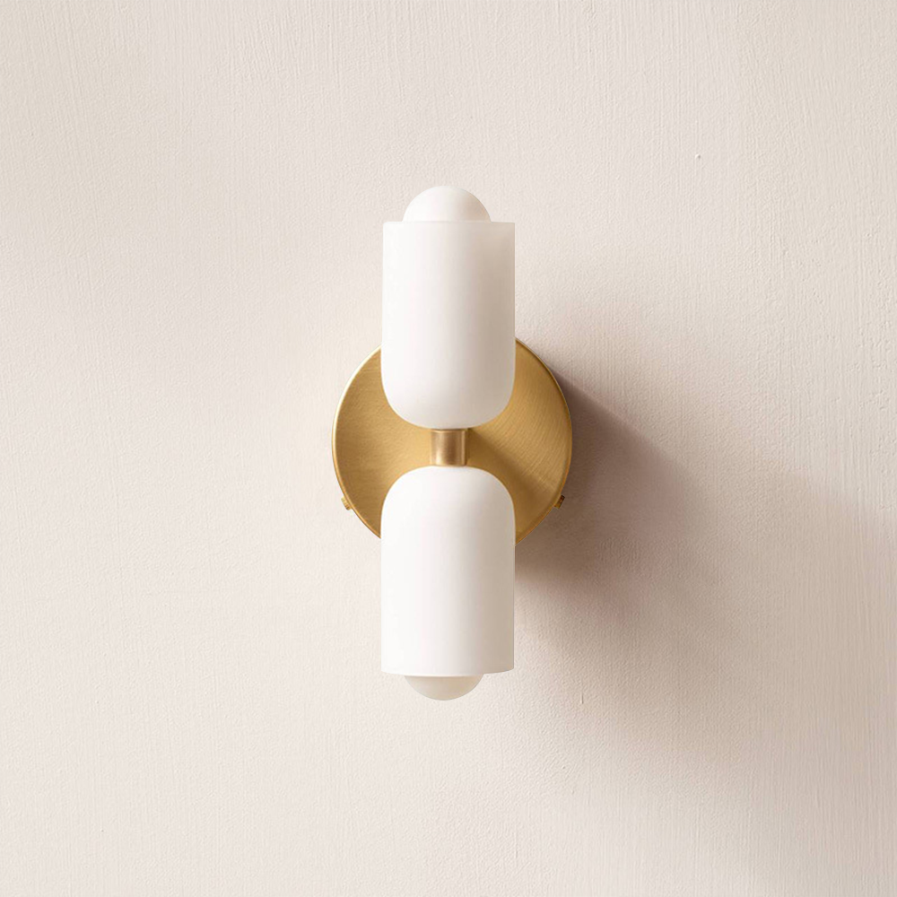 Up Down Wall Light Modern LED Wall Sconce with Acrylic Shades