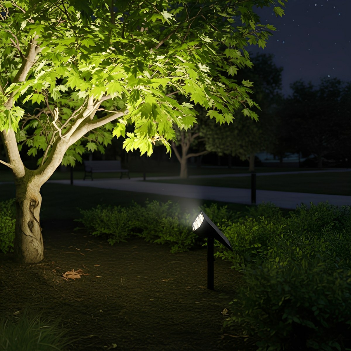 Solar LED Spot Light IP68 Waterproof Adjustable Landscape Light