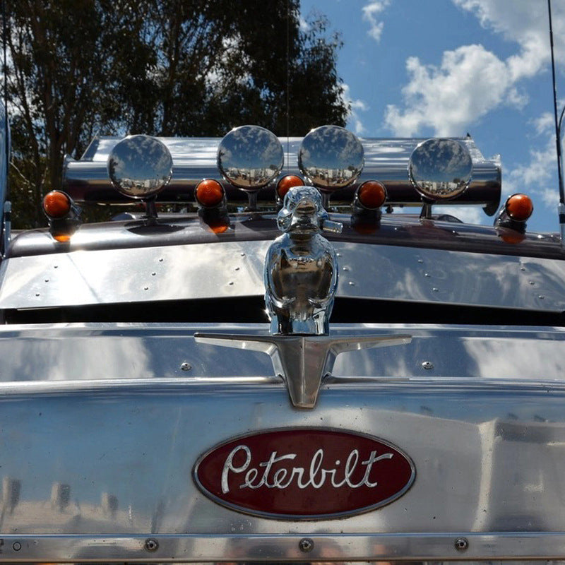 Quackride | Chrome Duck Hood Ornament with Universal Fit - Car Radiator Emblem Accessory