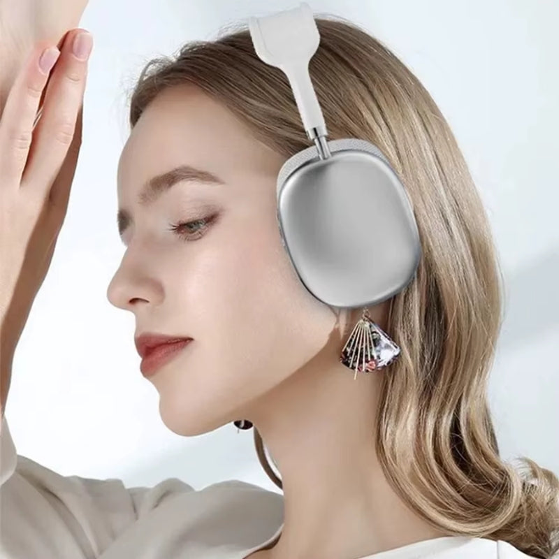 Wireless Noise Cancelling Over Ear Headphones with Microphone
