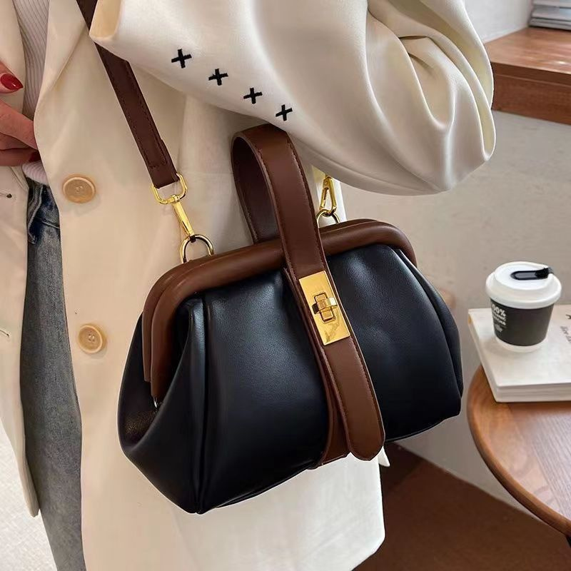 Adjustable Strap Crossbody Bag with Handle Everyday Shoulder Bag