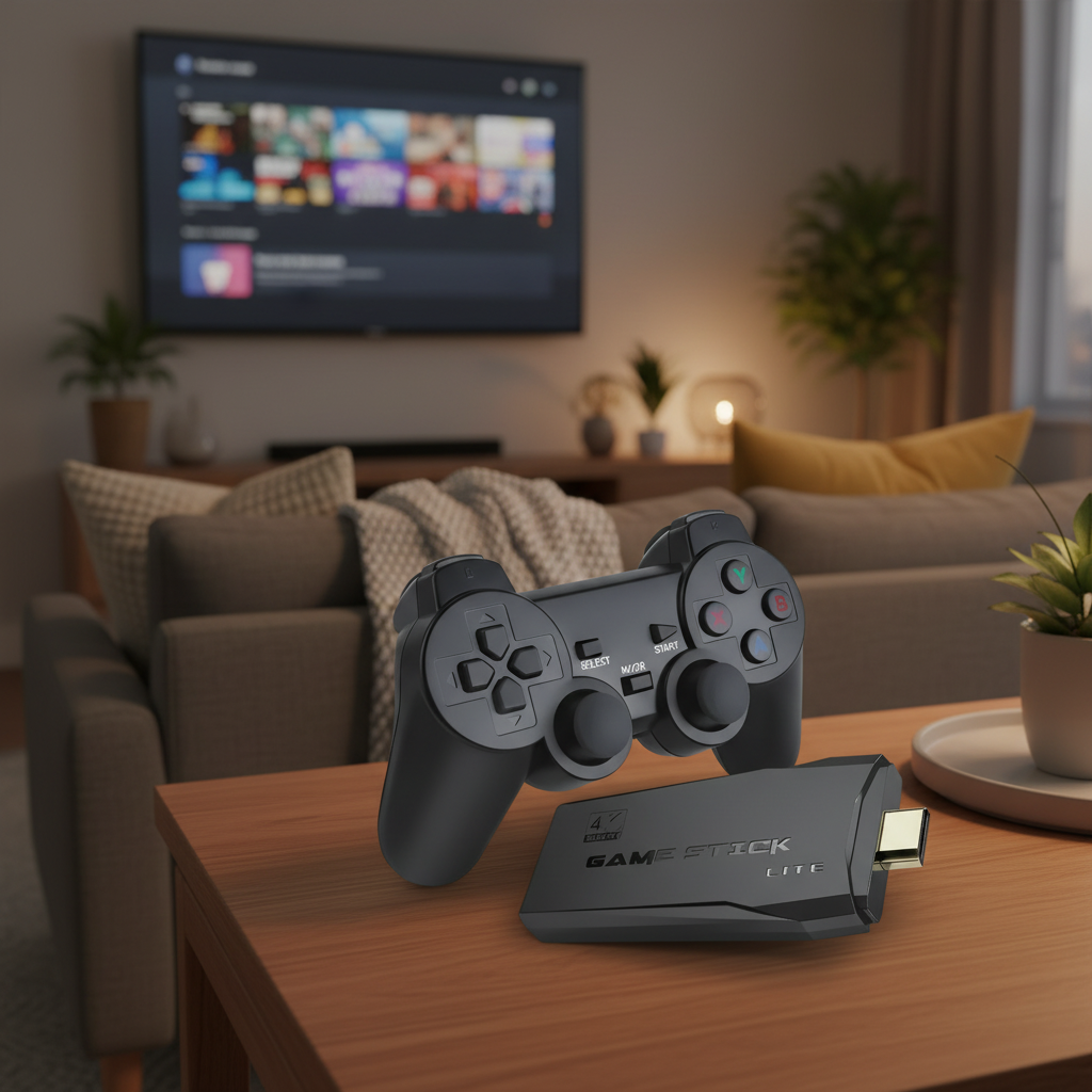 Retro Game Console 4K HDMI Plug and Play with 20000 Games Wireless Controllers