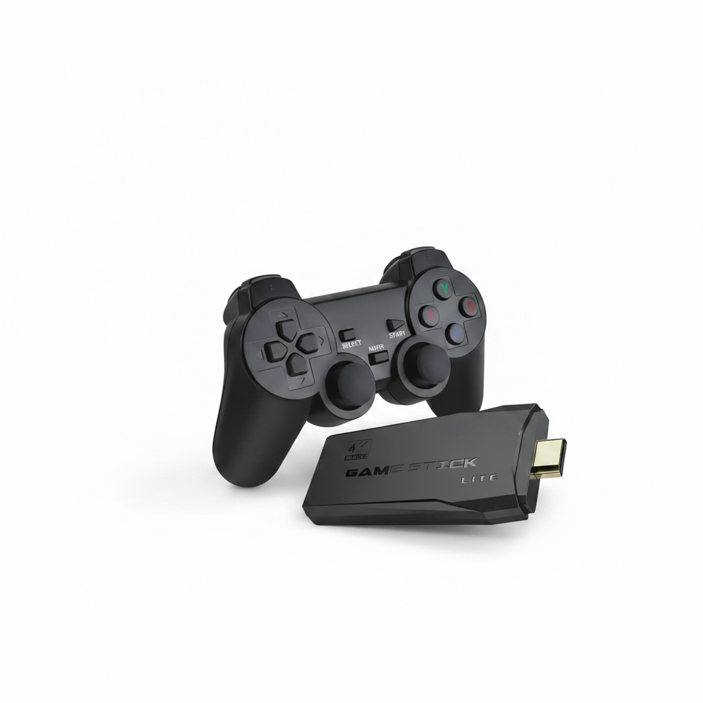 Retro Game Console 4K HDMI Plug and Play with 20000 Games Wireless Controllers