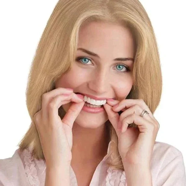 Snap On Veneers Removable Cosmetic Teeth Cover Instant Smile Denture
