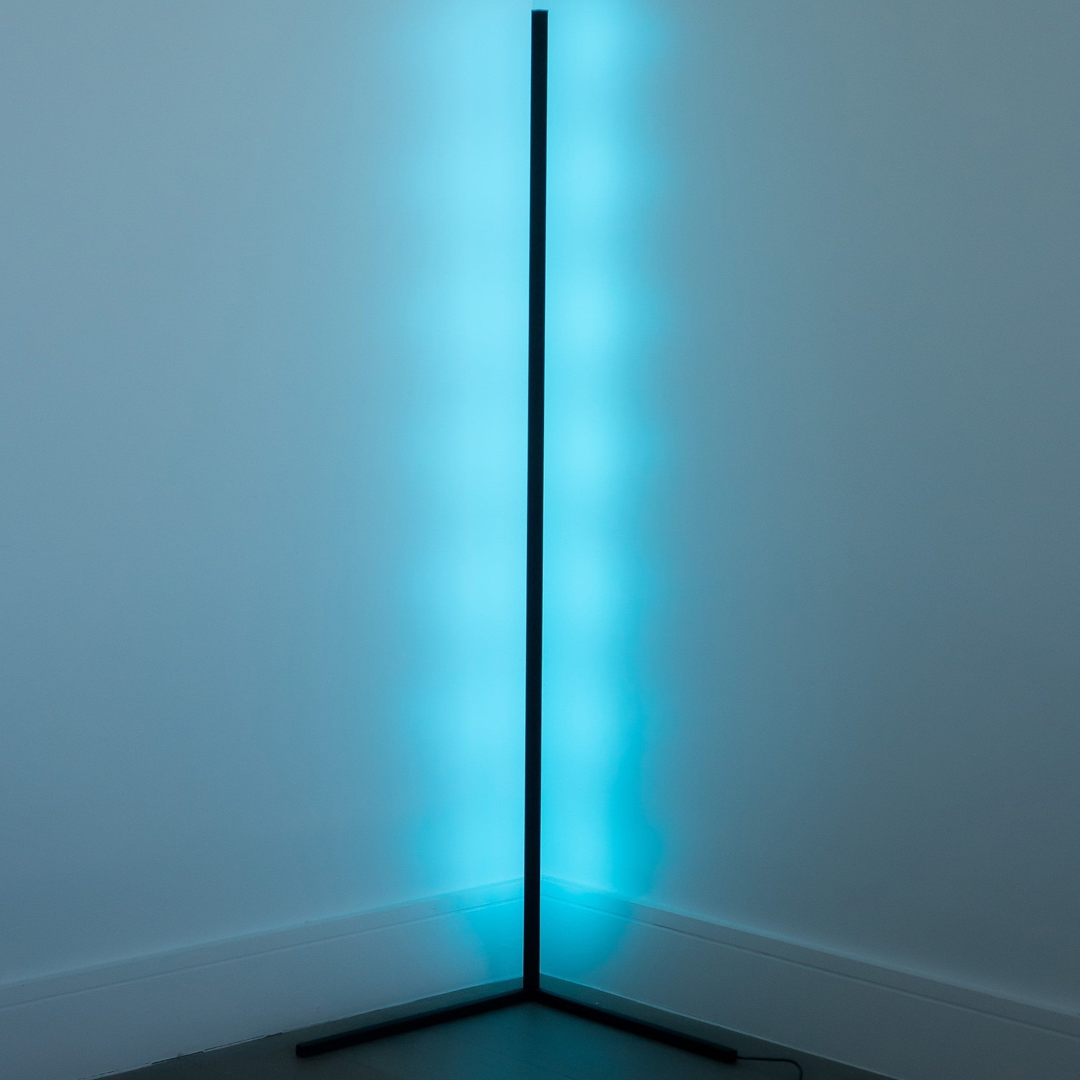 LED Corner Floor Lamp RGB Dimmable Modern Standing Lamp with Remote