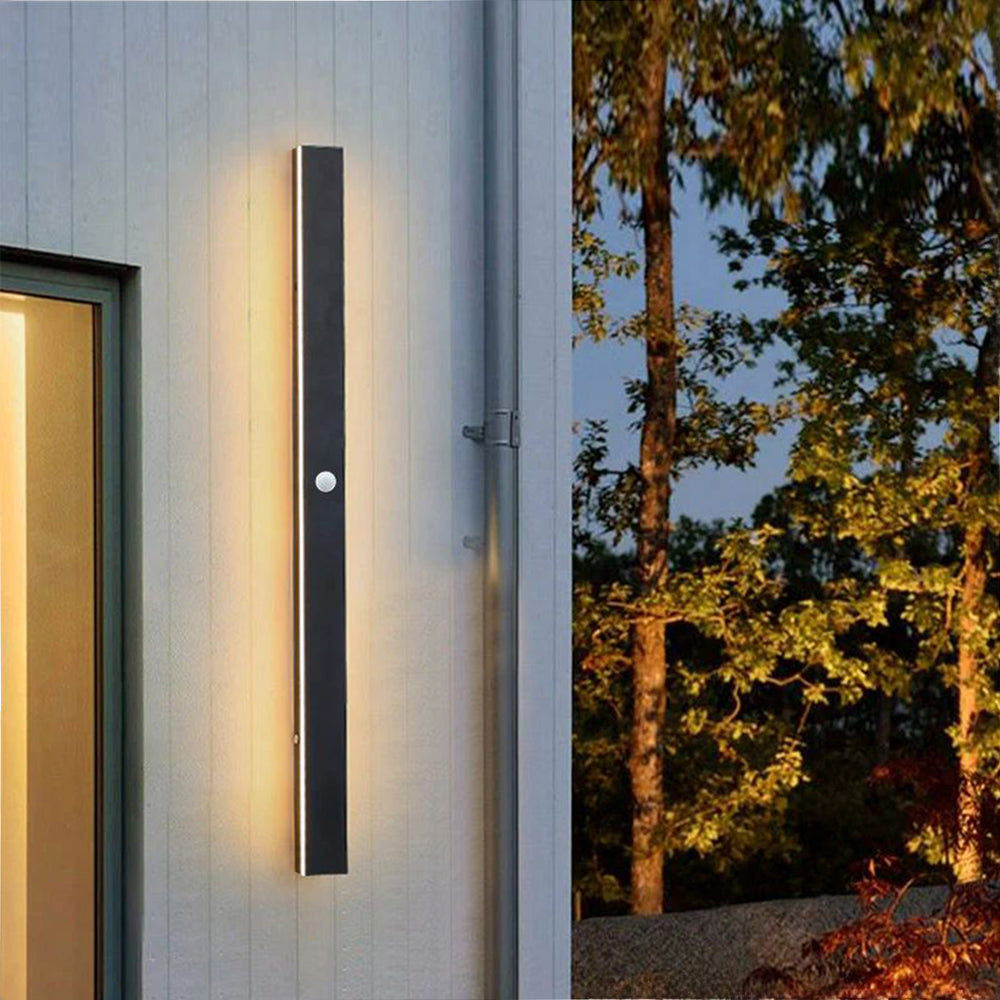Linear LED Outdoor Wall Light Minimalist Exterior Wall Lamp