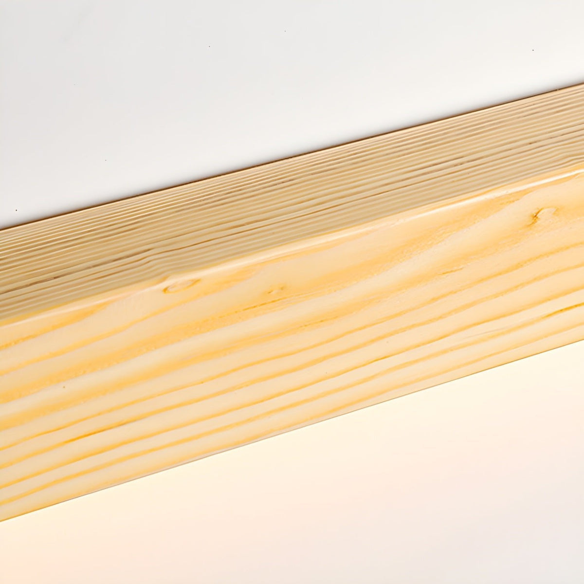 Woodline | Linear Pine Wood Wall Light with Dual Mount Design | LED Sconce for Entryways