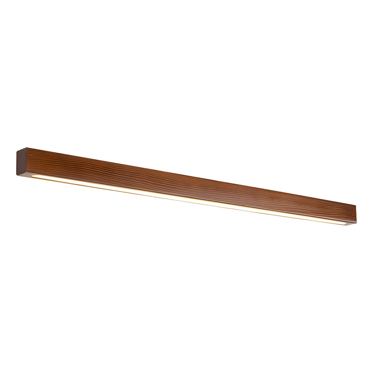 Woodline | Linear Pine Wood Wall Light with Dual Mount Design | LED Sconce for Entryways