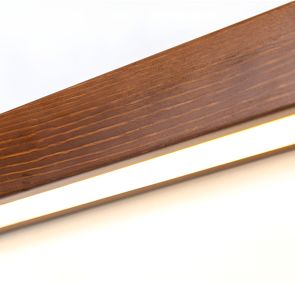 Woodline | Linear Pine Wood Wall Light with Dual Mount Design | LED Sconce for Entryways