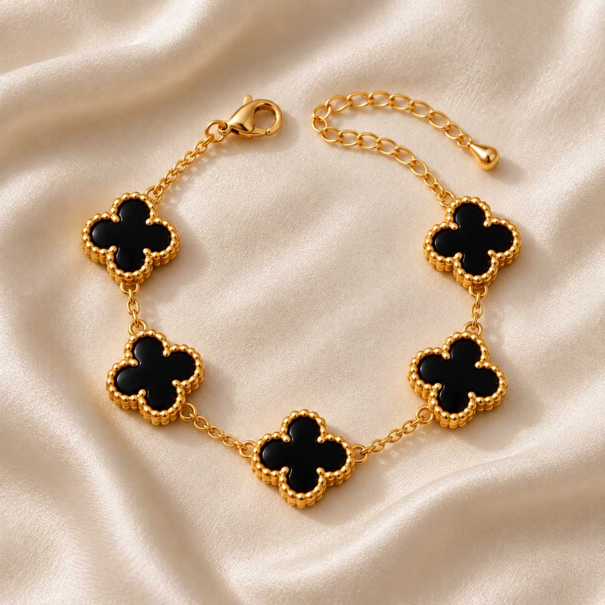 Bloom Line | 18K Gold-Plated Bracelet with Floral Design for Elegant Everyday Styling