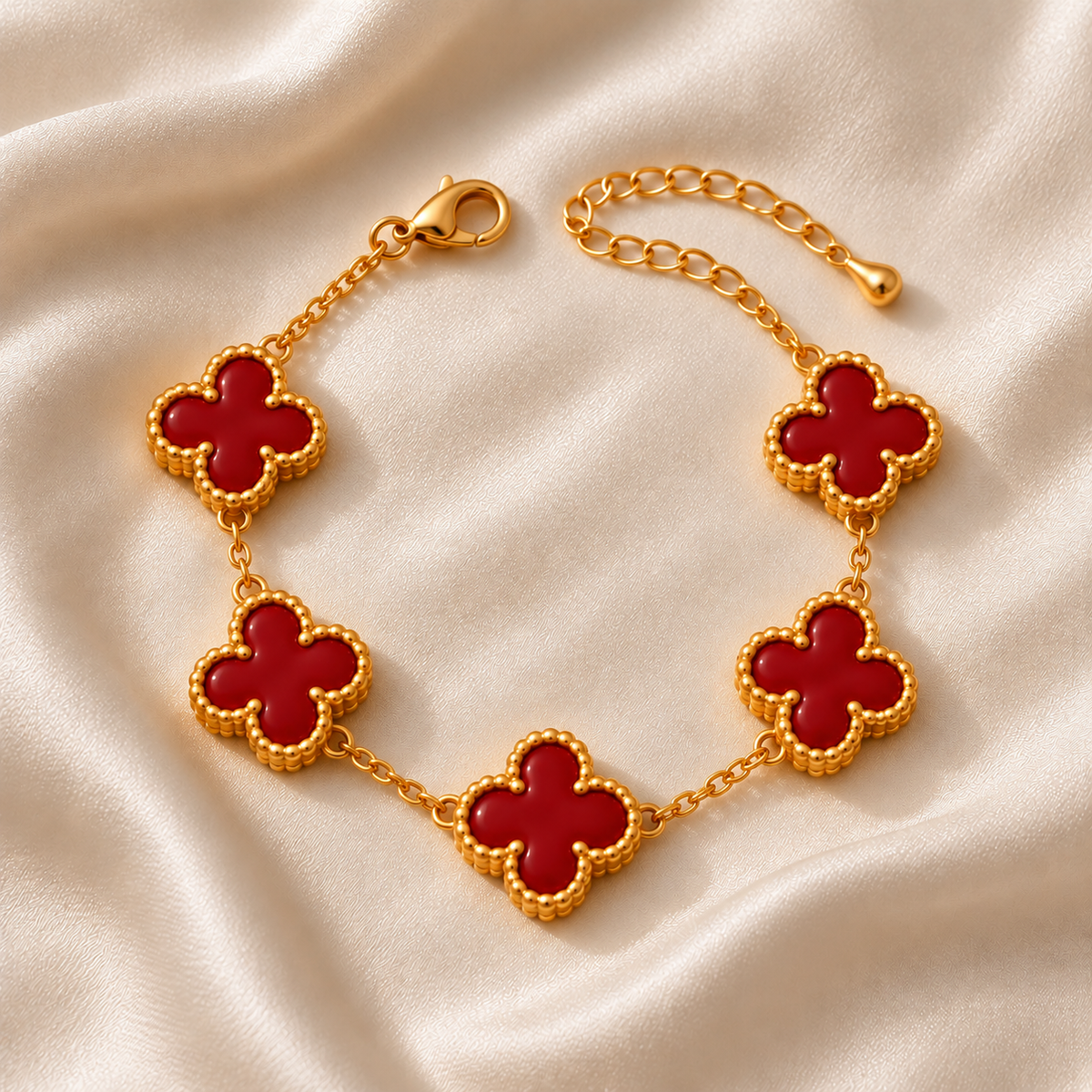 Bloom Line | 18K Gold-Plated Bracelet with Floral Design for Elegant Everyday Styling