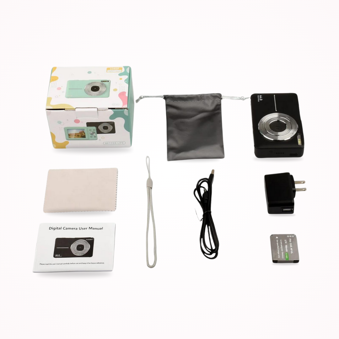 Vintage Digital Camera 1080P Compact Retro Camera with Screen