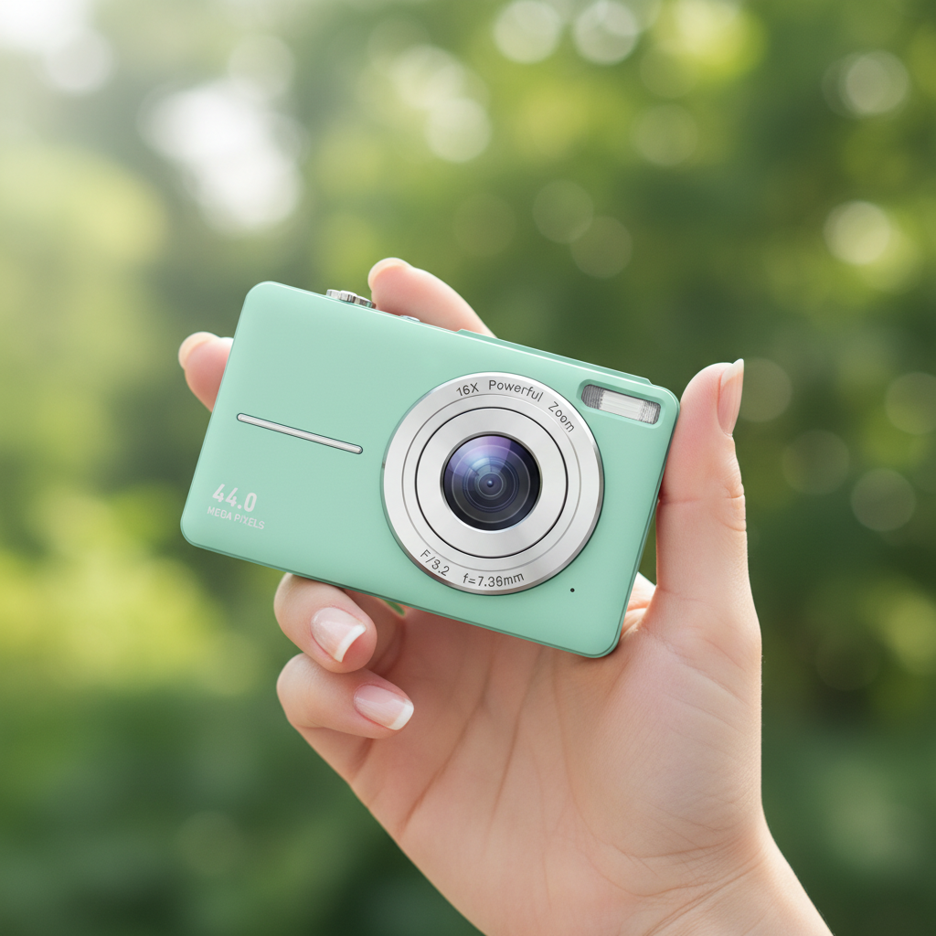 Vintage Digital Camera 1080P Compact Retro Camera with Screen
