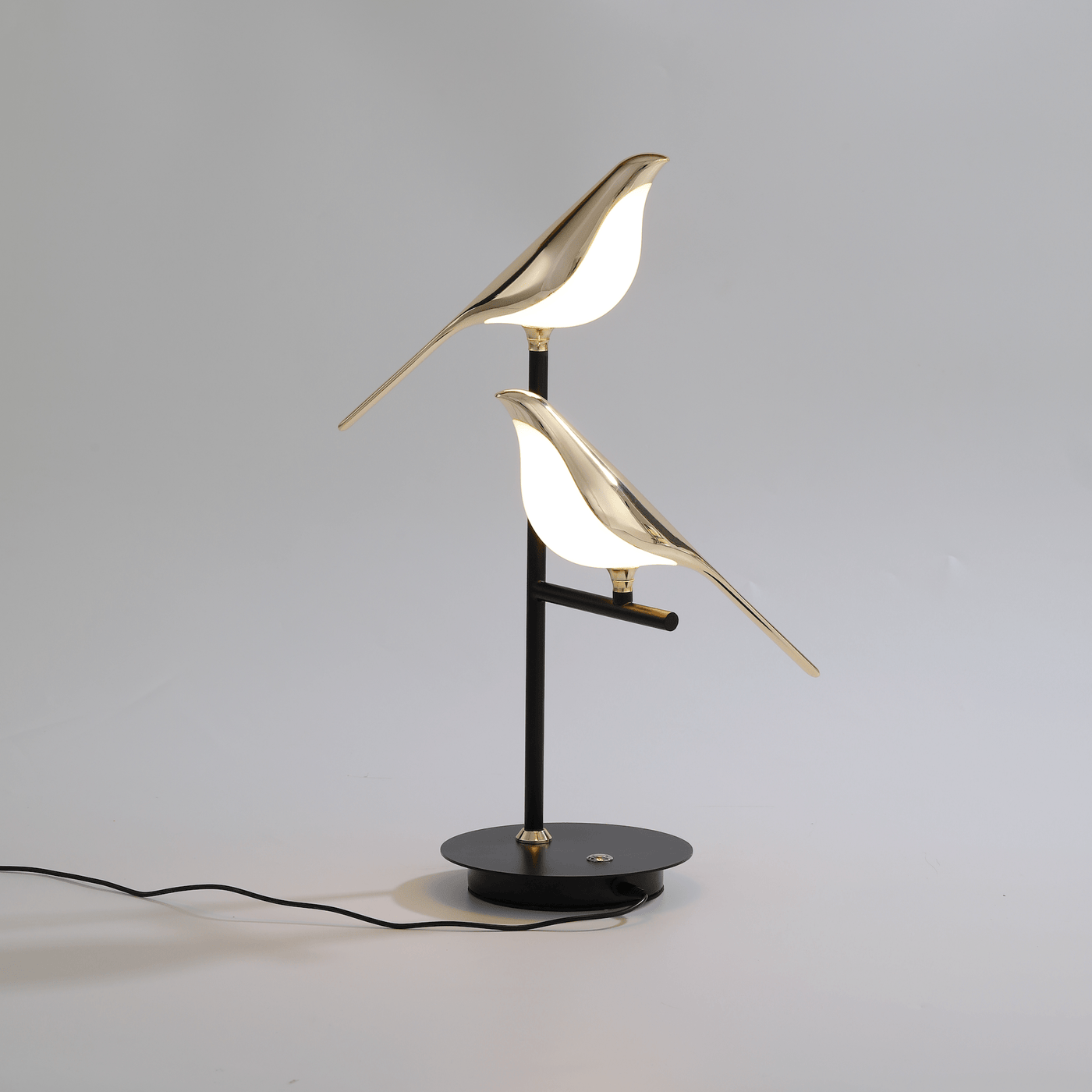 Gold Bird Table Lamp Modern LED Decorative Desk Lamp
