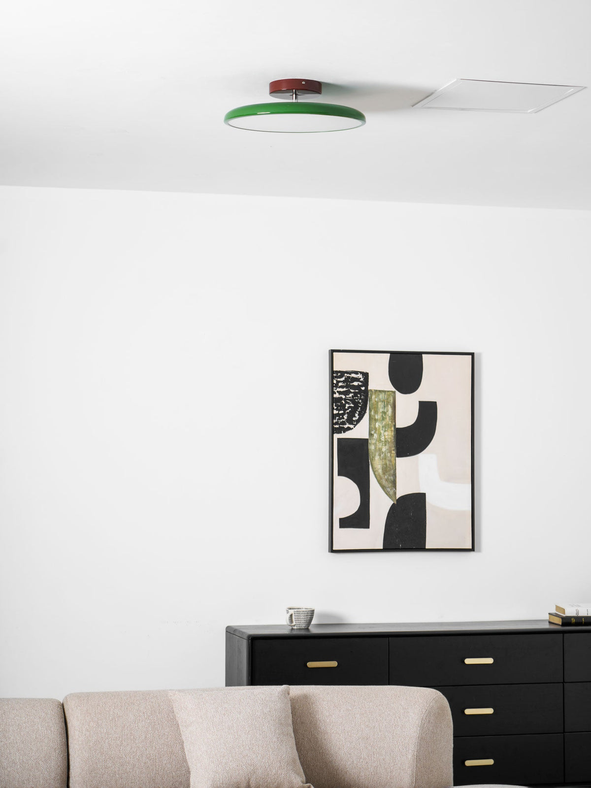 Auroradrift | Modern LED Ceiling Lamp with 270° Swivel Shade | Light for Sloped Ceilings