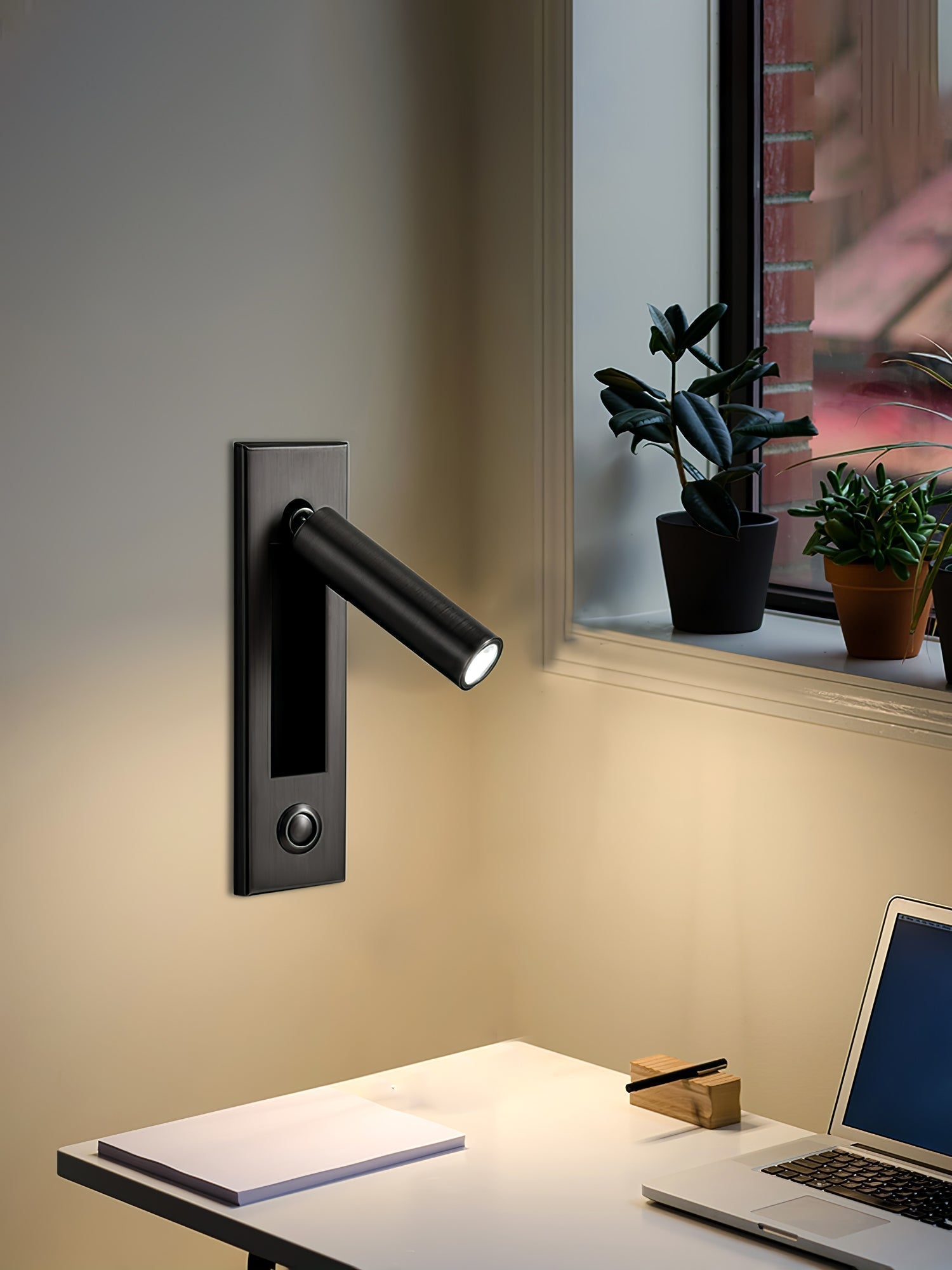 Embedded LED Wall Sconce Bedside Reading Light Modern Wall Lamp