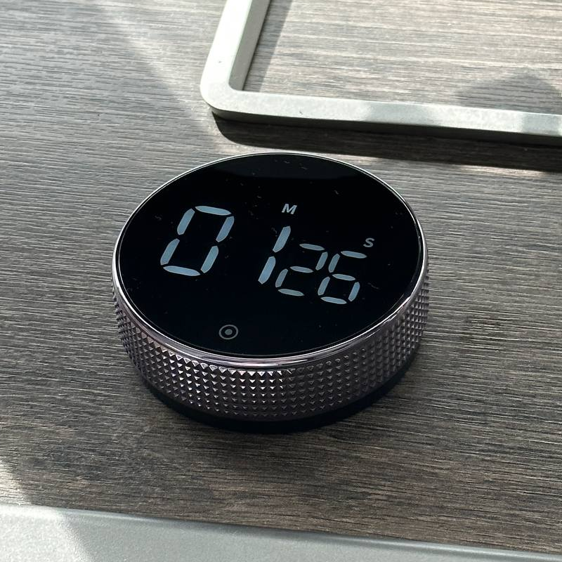 Tempo | Magnetic Base Productivity Timer with Push Button | Compact Timer for Work Focus