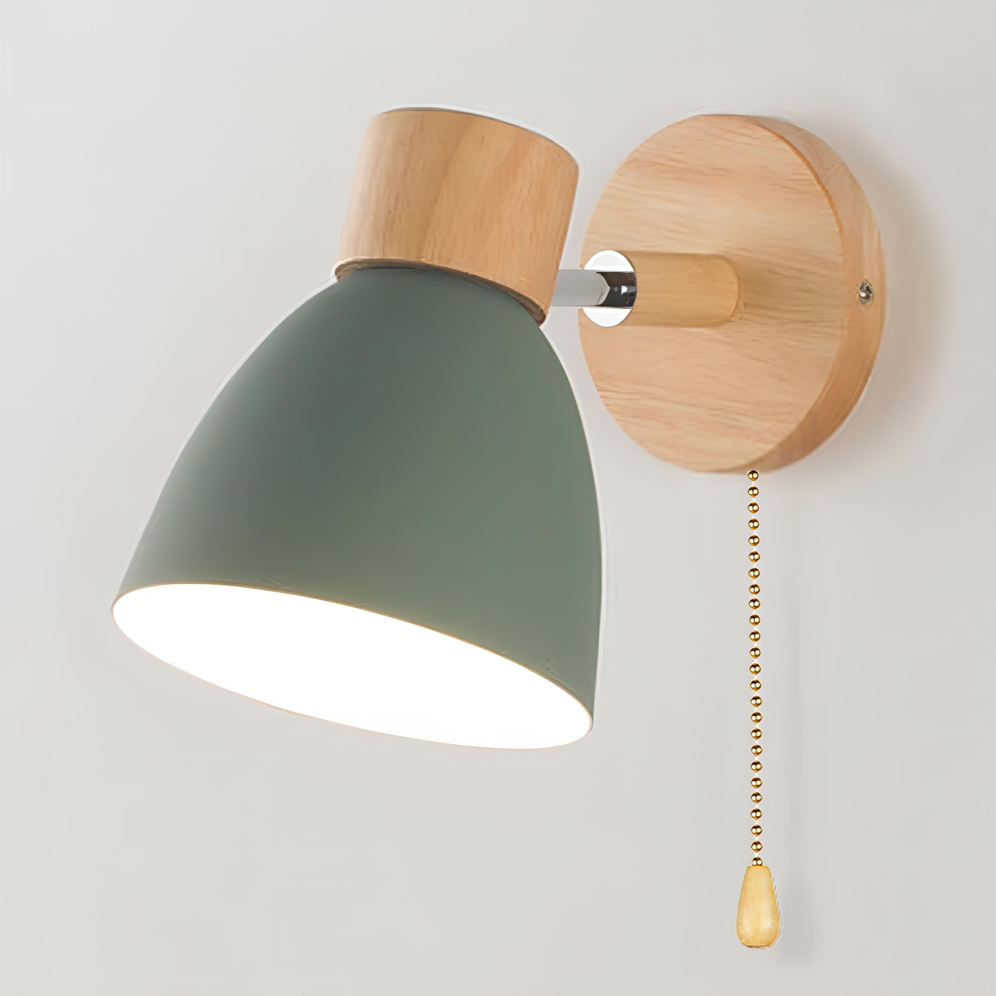 Minimalist Wall Light with Pull Chain LED Wall Lamp