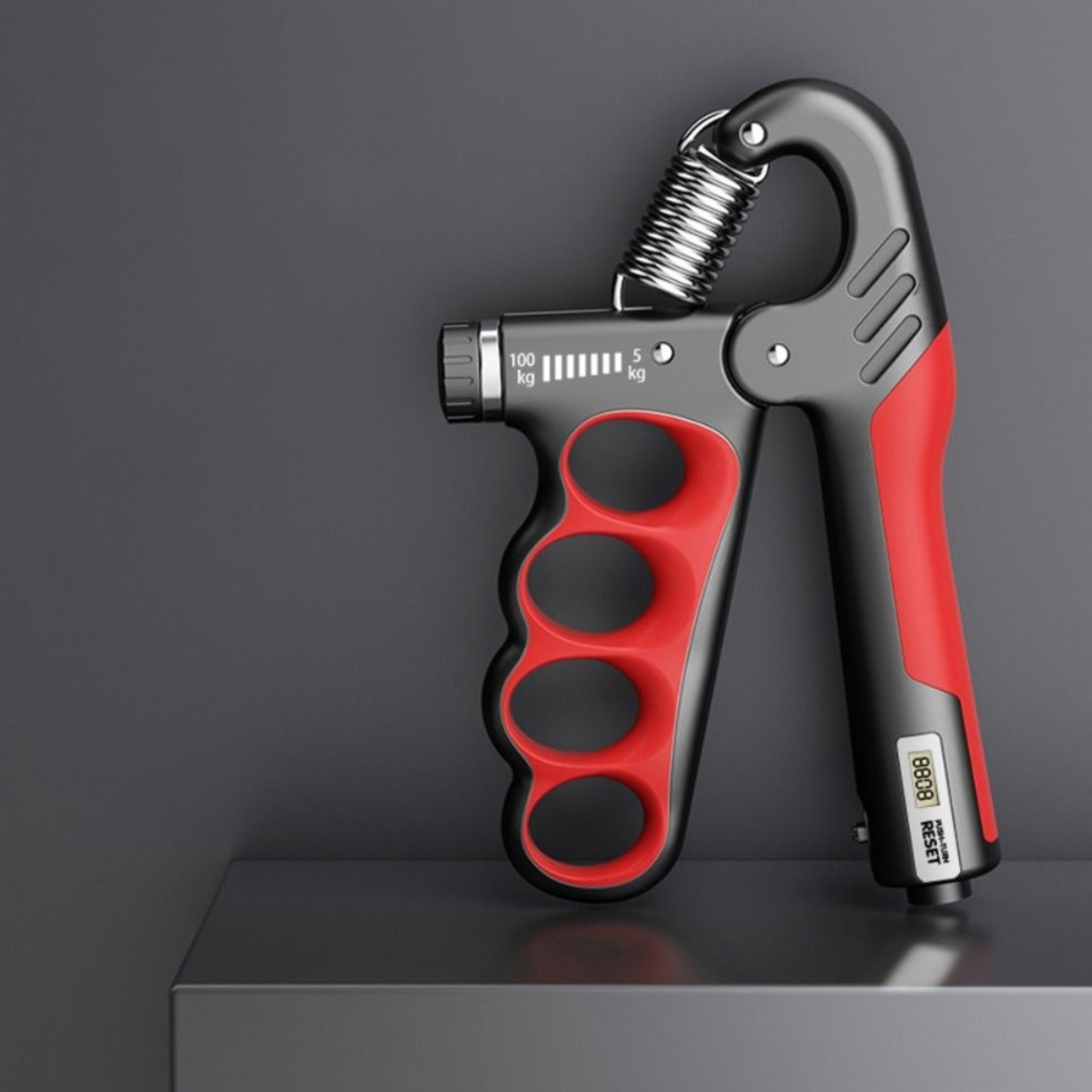 Adjustable Hand Grip Strengthener 5-100kg with Counter Forearm Trainer
