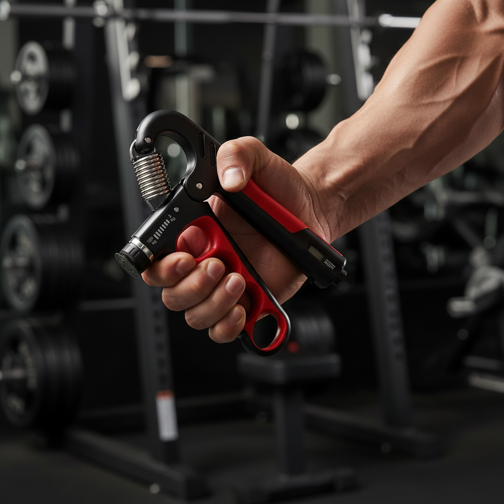Adjustable Hand Grip Strengthener 5-100kg with Counter Forearm Trainer