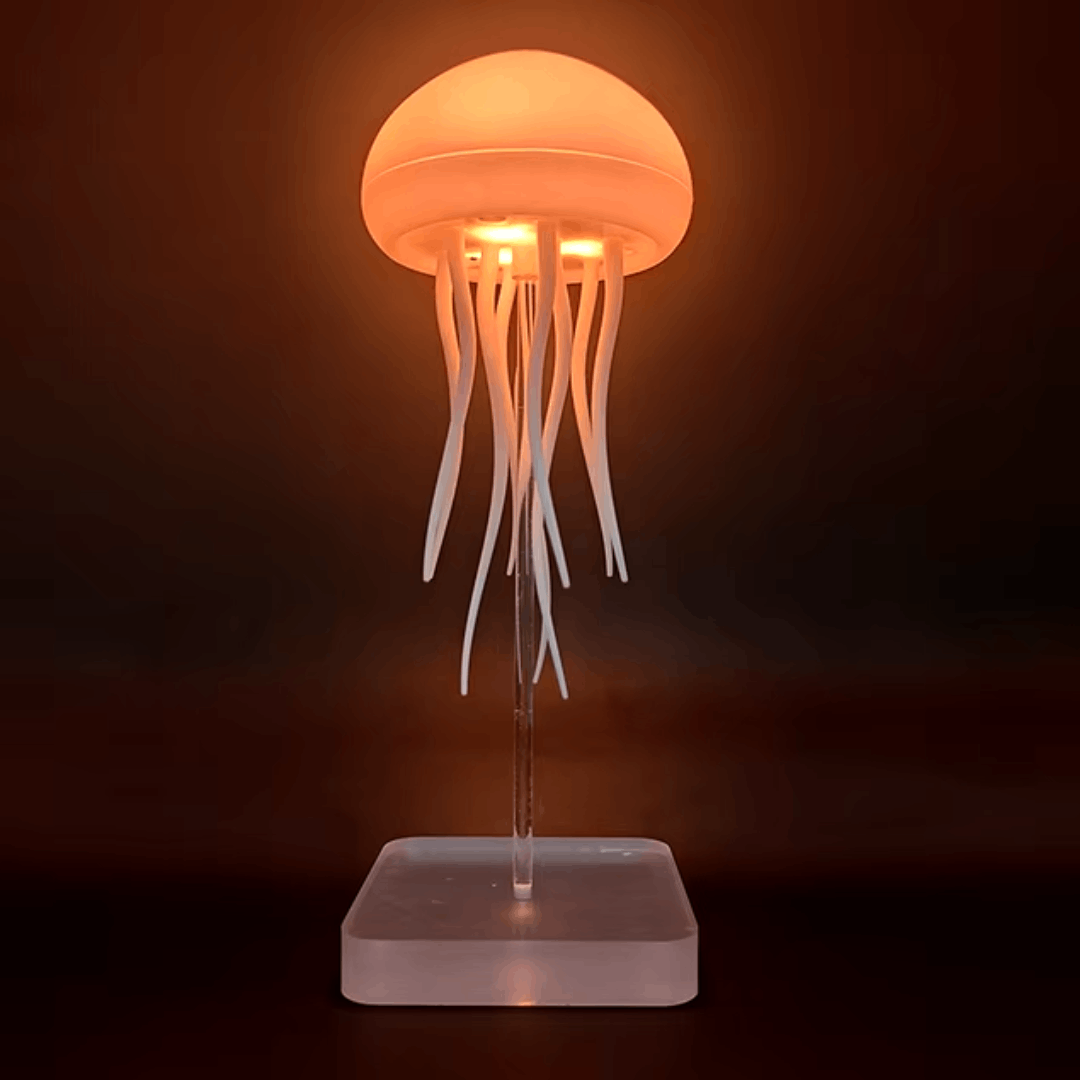LED Jellyfish Aquarium Lamp with Moving Jellyfish – RGB Color Changing Night Light
