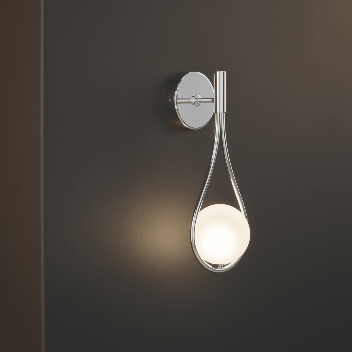 Modern Nordic Metal Wall Sconce with Dimmable LED | Minimalist Wall Light