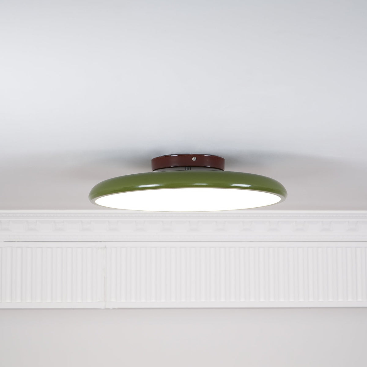 Auroradrift | Modern LED Ceiling Lamp with 270° Swivel Shade | Light for Sloped Ceilings