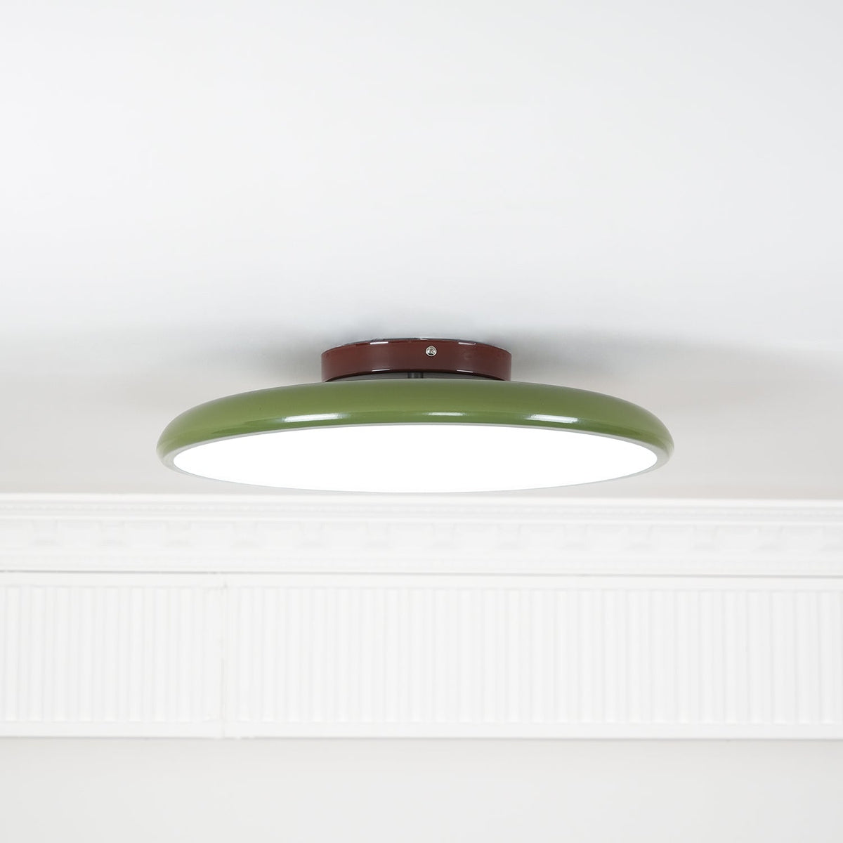 Auroradrift | Modern LED Ceiling Lamp with 270° Swivel Shade | Light for Sloped Ceilings