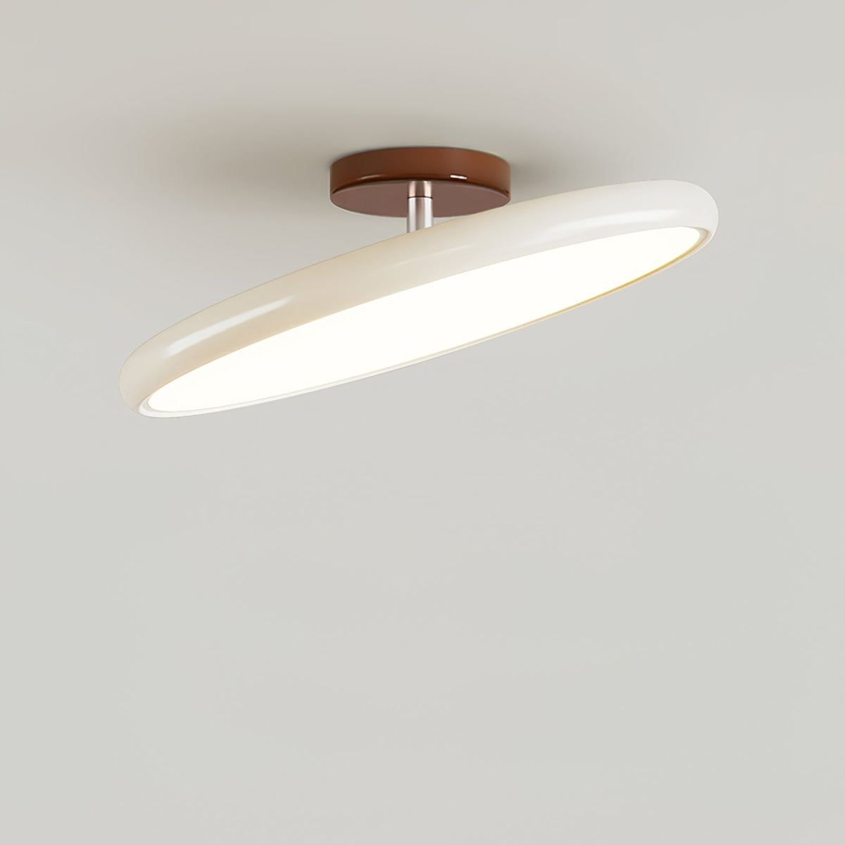 Auroradrift | Modern LED Ceiling Lamp with 270° Swivel Shade | Light for Sloped Ceilings