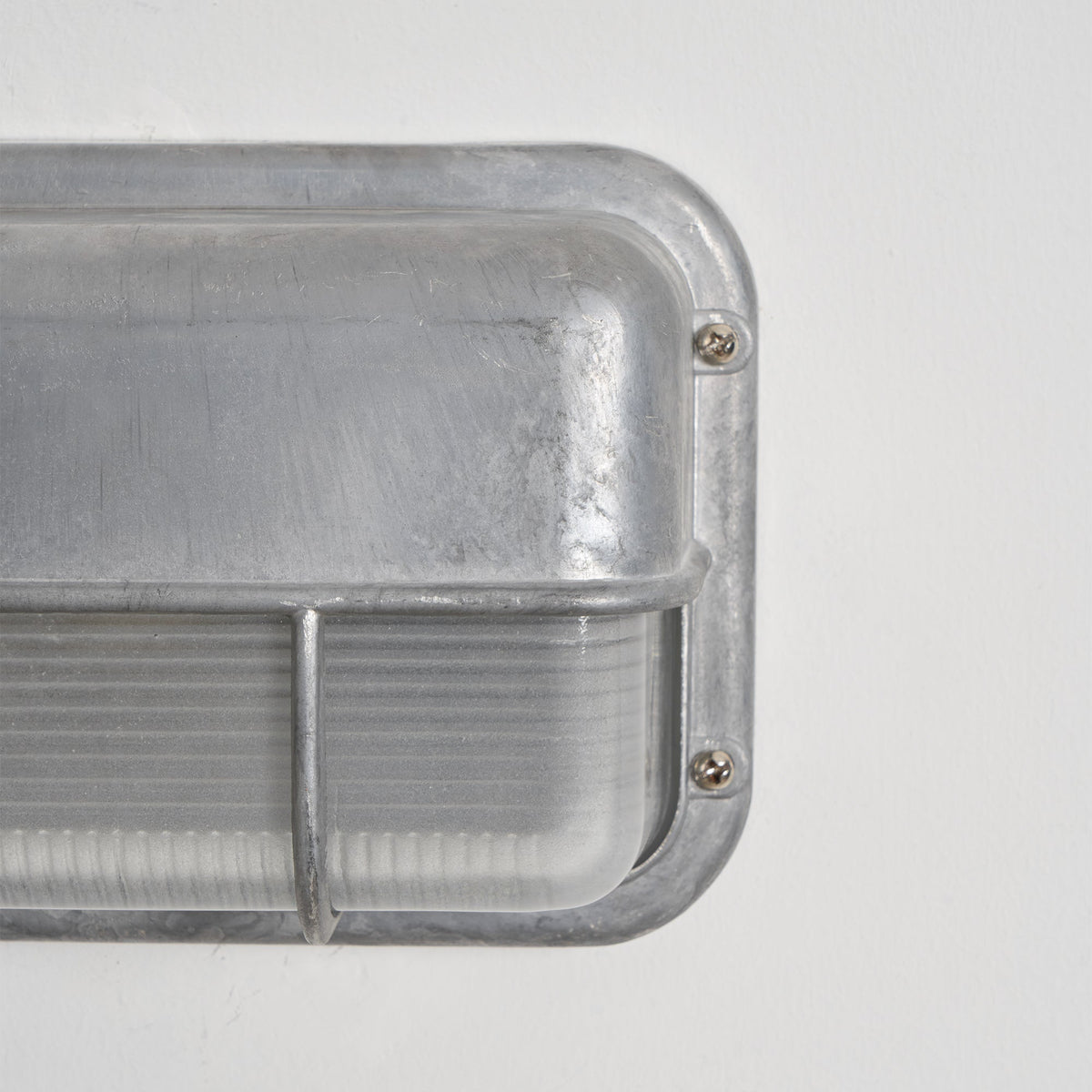Aluminum Outdoor Bulkhead Wall Sconce with Sealed Glass | Weather-Resistant Light