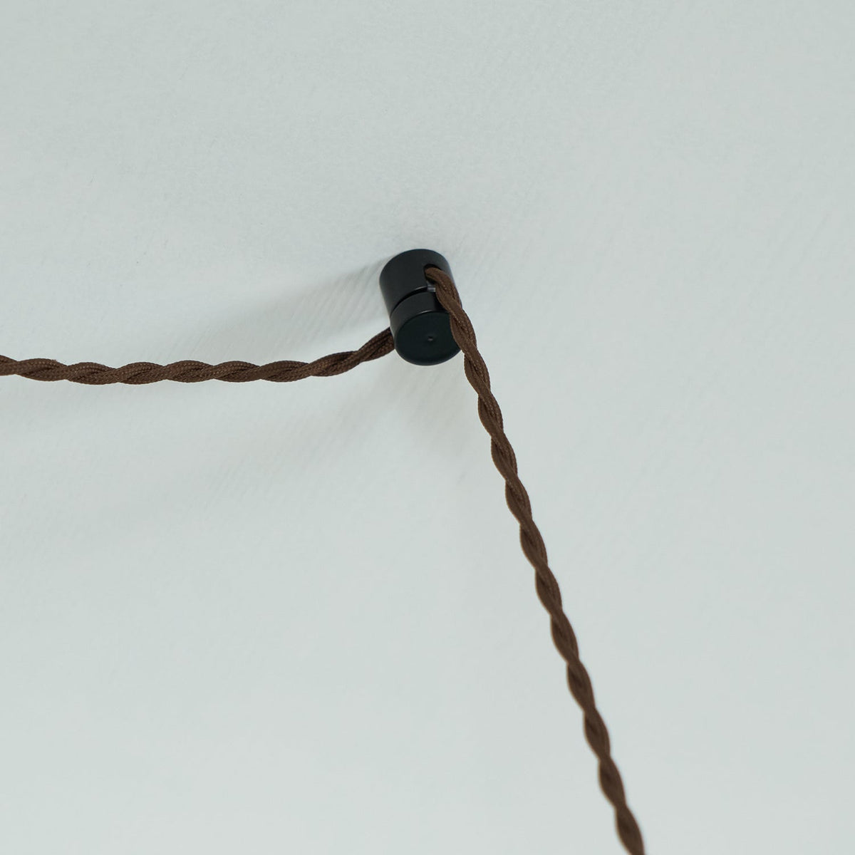 Plug-In Glass Pendant Light with No Hardwiring | Antique Brown Shade for Any Room