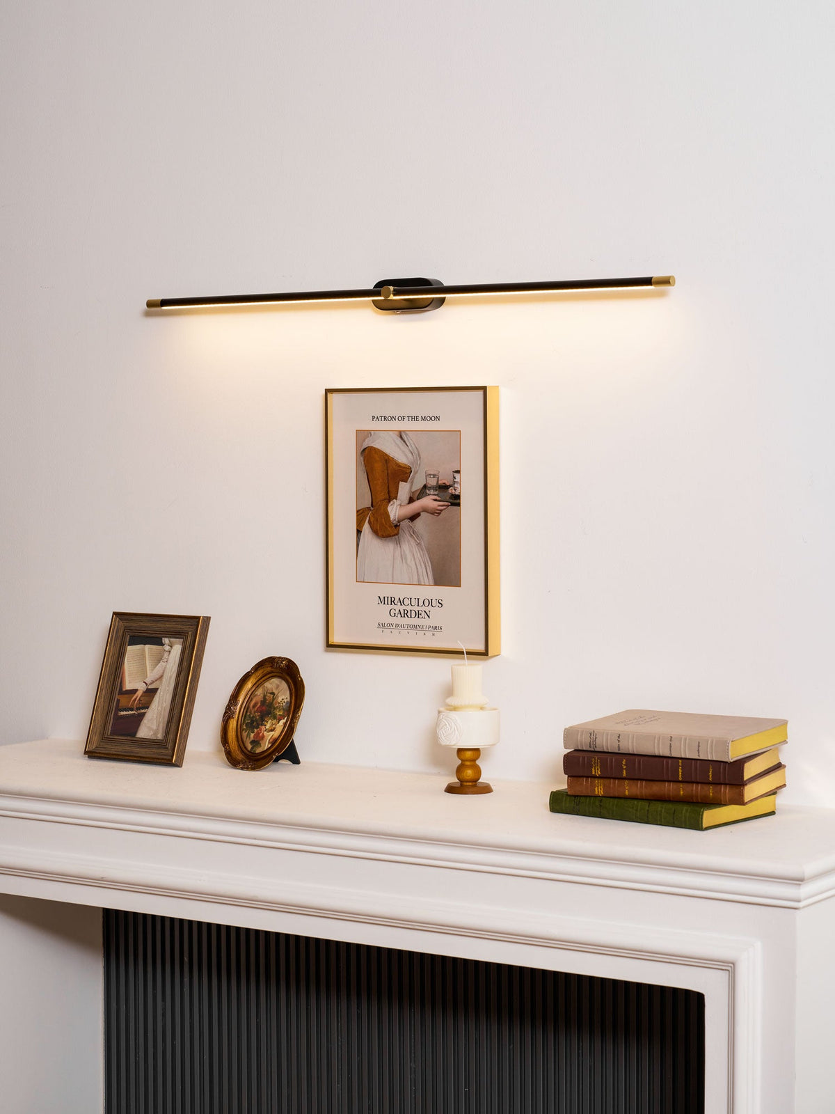 Lumenora | Cordless Linear Wall Lamp with USB Rechargeable Battery and Touch Dimmer
