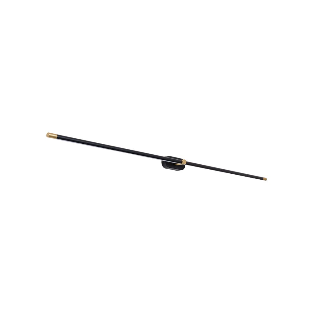 Linora | Linear LED Wall Sconce with Dimmable Warm Light | Metal Vanity Lamp for Mirrors