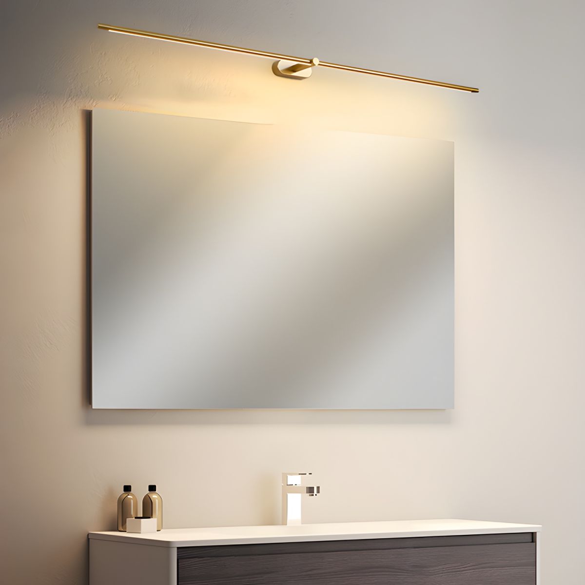 Lumenora | Cordless Linear Wall Lamp with USB Rechargeable Battery and Touch Dimmer