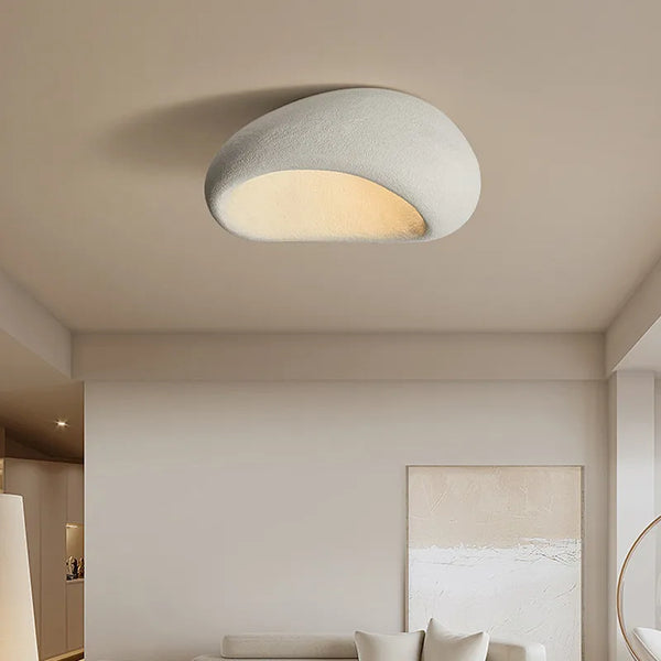 Wabi Sabi Minimalist Ceiling Light Modern Metal Flush Mount Lamp