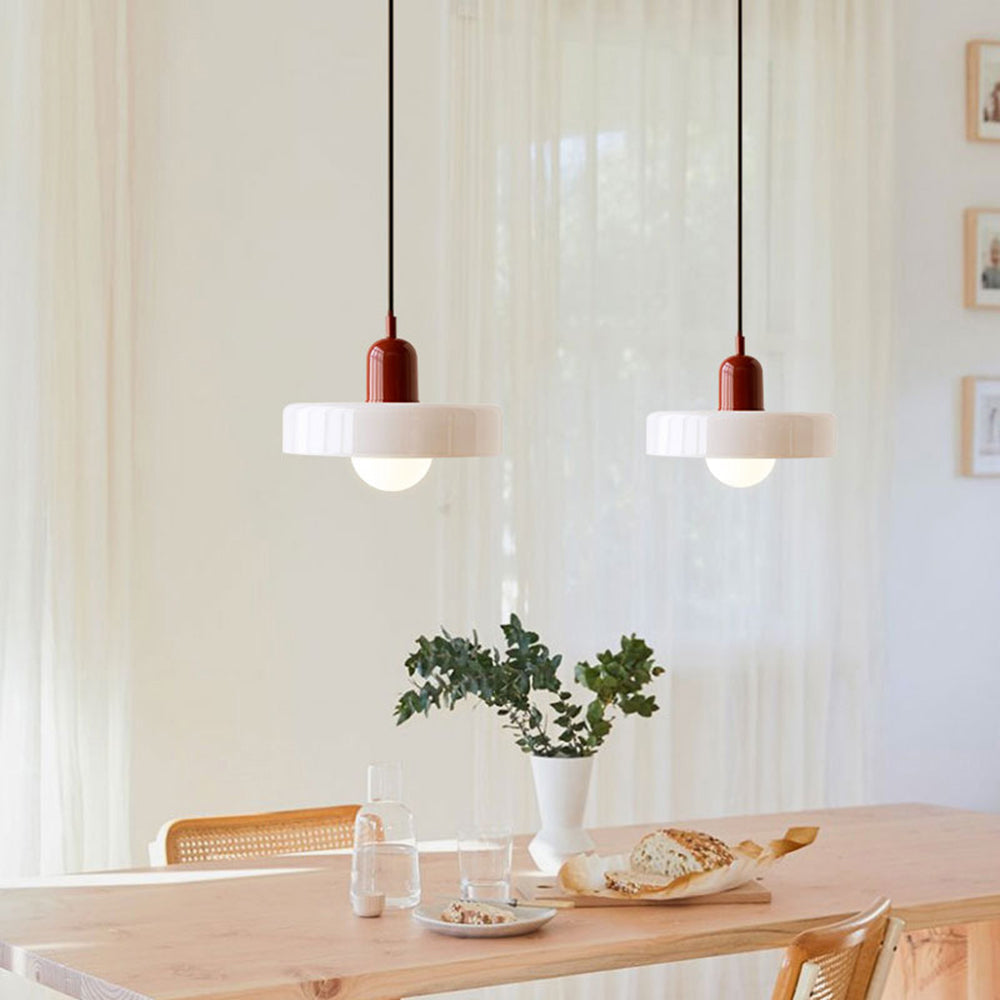 Two Tone Coastal Pendant Light LED Ceiling Hanging Lamp