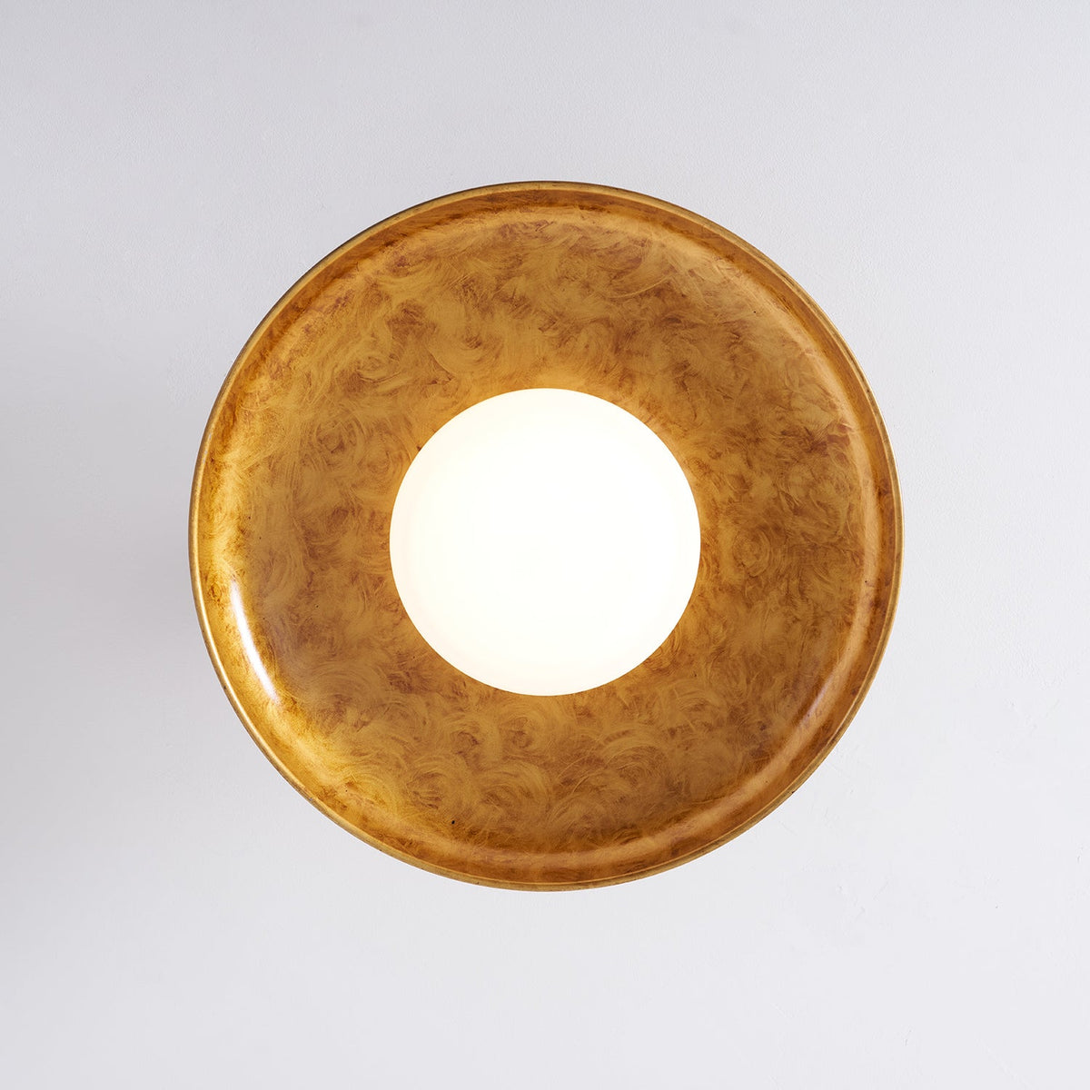 Flat-Panel Iron Ceiling Light with Warm Dimming | Flush Mount for Low Ceilings