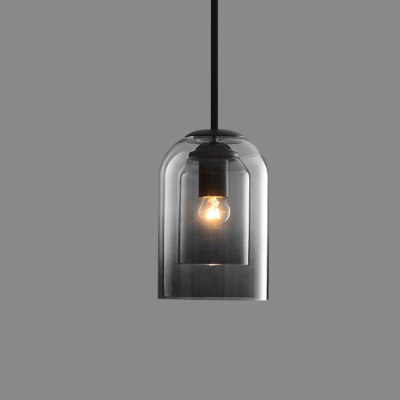 Colored Glass Pendant Light Modern Hanging Ceiling Lamp Fixture