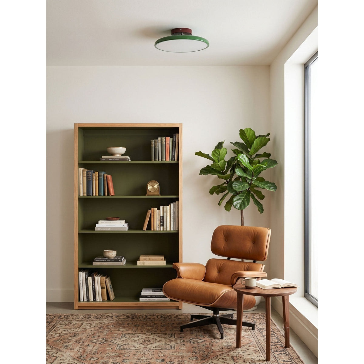 Auroradrift | Modern LED Ceiling Lamp with 270° Swivel Shade | Light for Sloped Ceilings