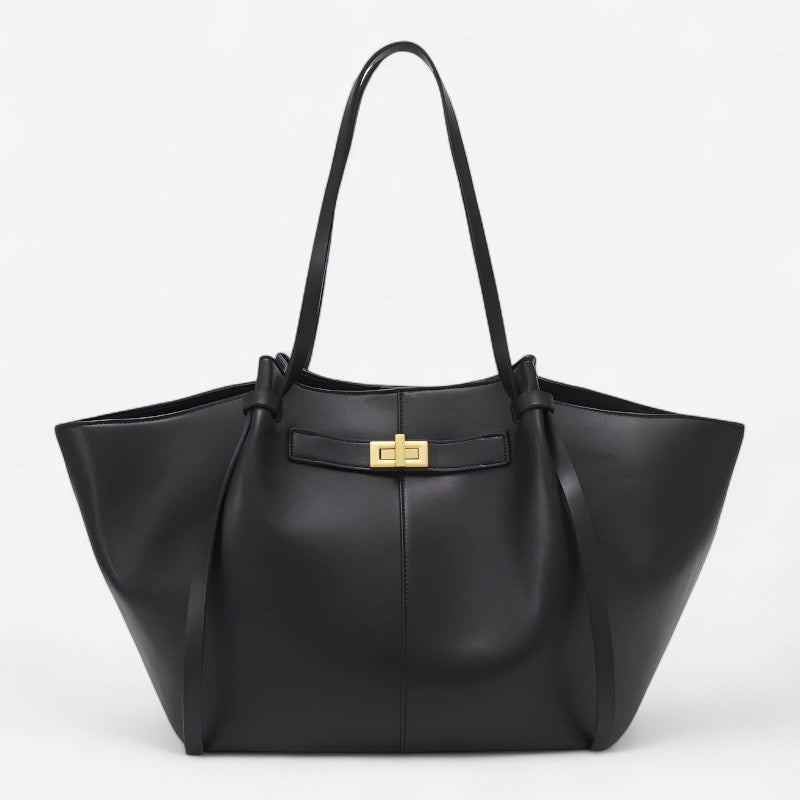 Large Tote Handbag with Zipper Spacious Shoulder Bag for Women