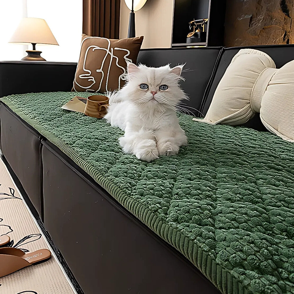 Knitted Non Slip Sofa Cover Washable Couch Protector