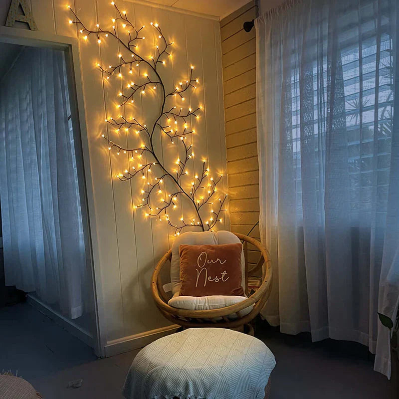 Willow Vine LED Decorative Branch Light Indoor Wall Decor Lamp