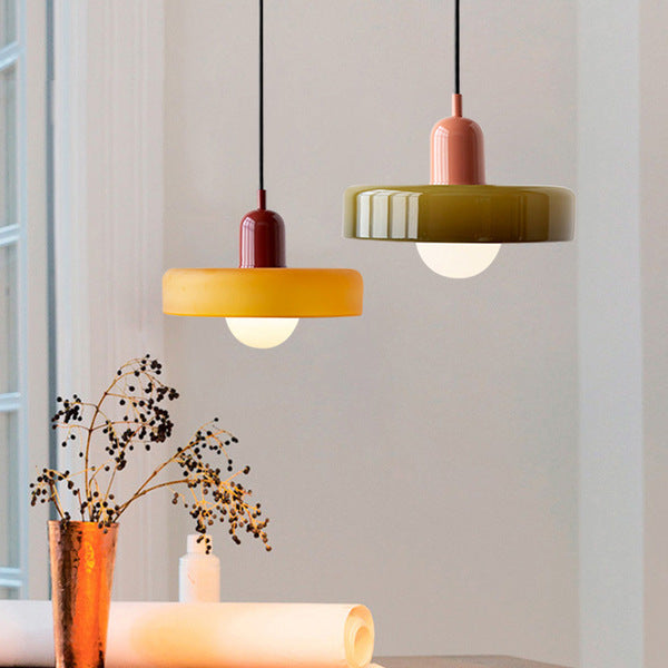 Two Tone Coastal Pendant Light LED Ceiling Hanging Lamp