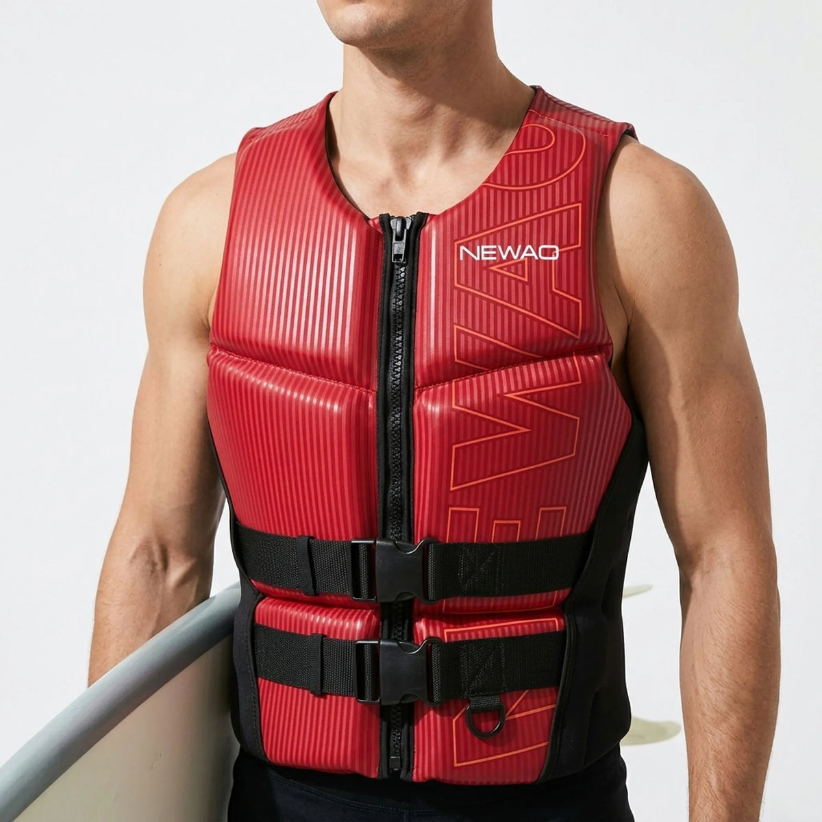 Zip-Front Buoyancy Aid Vest with Segmented Foam | Watersports Flotation Vest