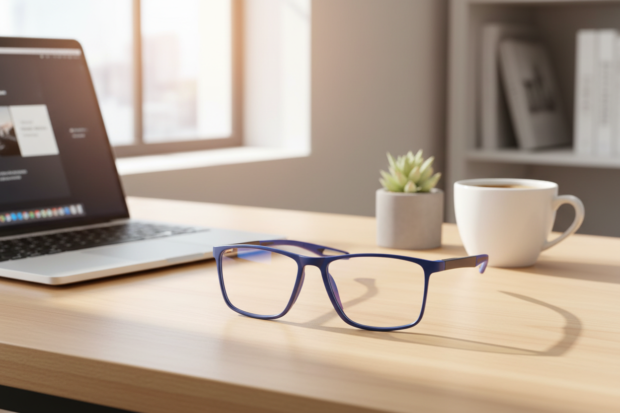 Multifocal Reading Glasses Unisex Progressive Near and Far Vision Eyewear