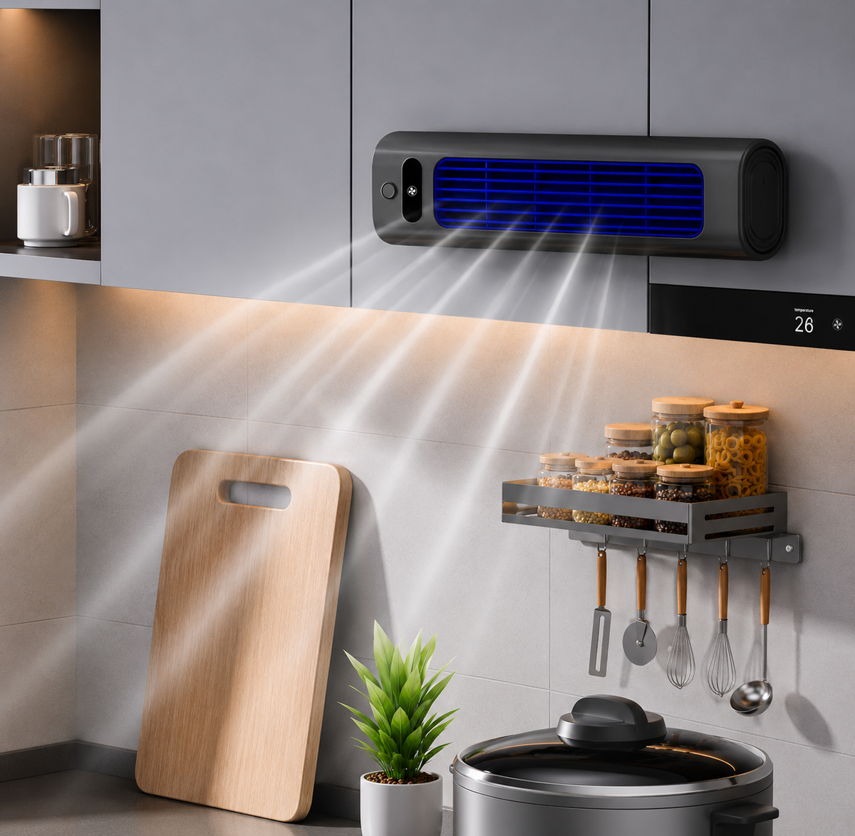 Breezonic | Portable Bladeless Air Cooler with 2000 mAh Battery - Quiet Cordless Cooling