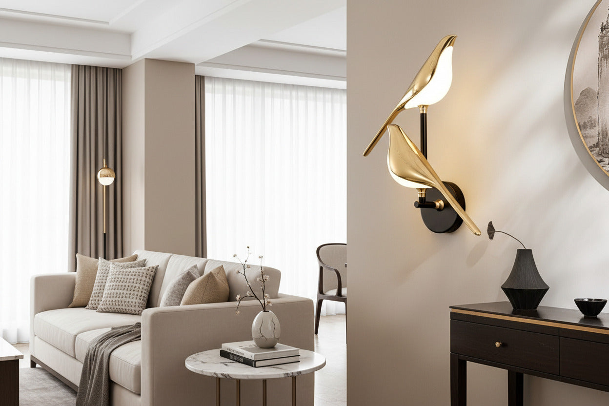 Magnetic LED Wall Light Adjustable Modern Indoor Lamp