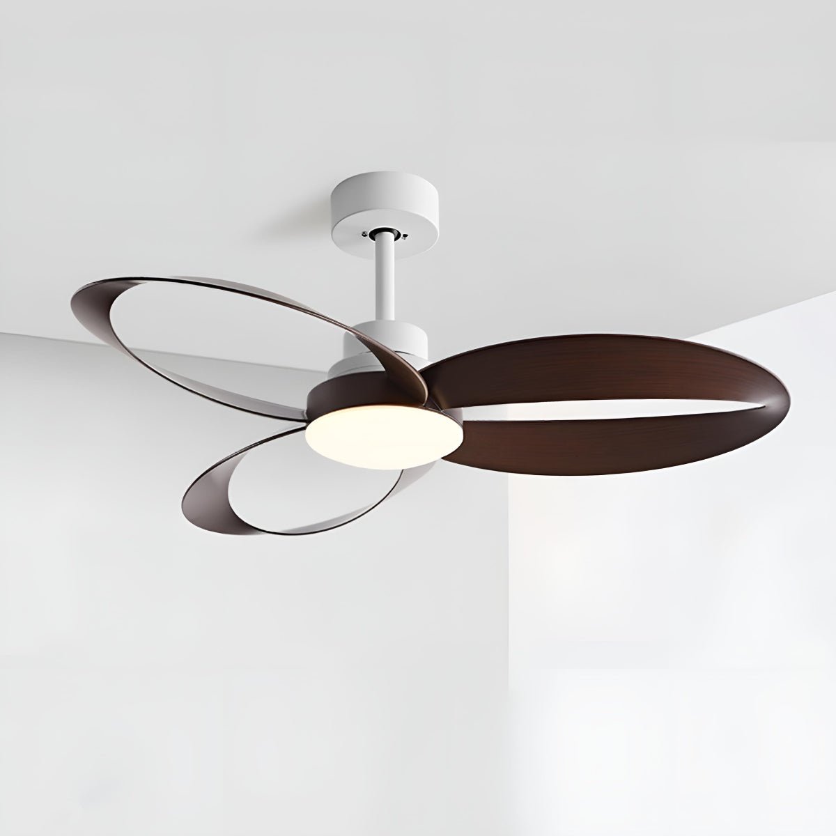 Modern Ceiling Fan Light 6-Speed DC LED 3CCT Remote