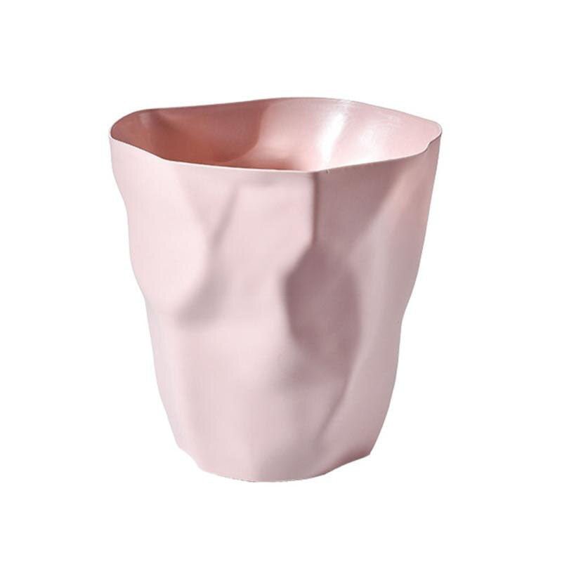 Nordic Minimalist Trash Can Modern Plastic Waste Bin for Bathroom Office